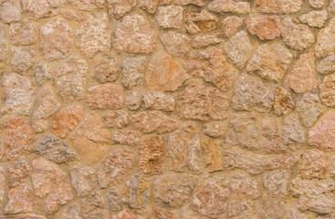 Alte Steinmauer Braun Rustikal 