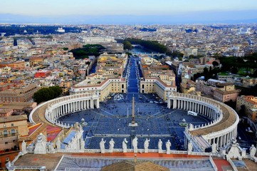 Vatican Italia Rom view from above