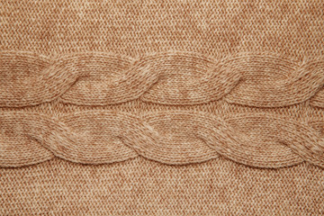 Wool sweater texture close up