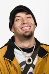 Portrait of young adult Caucasian man