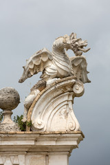 The winged dragon of Villa Borghese, Rome