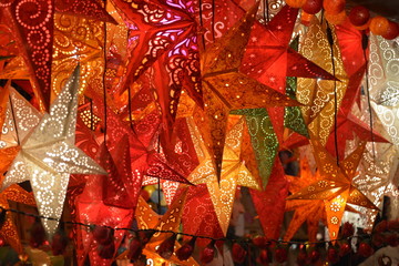 Naklejka premium bunte Weihnachtsleuchten