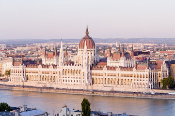 Fototapeta na wymiar Parliament of Hungary, Budapest