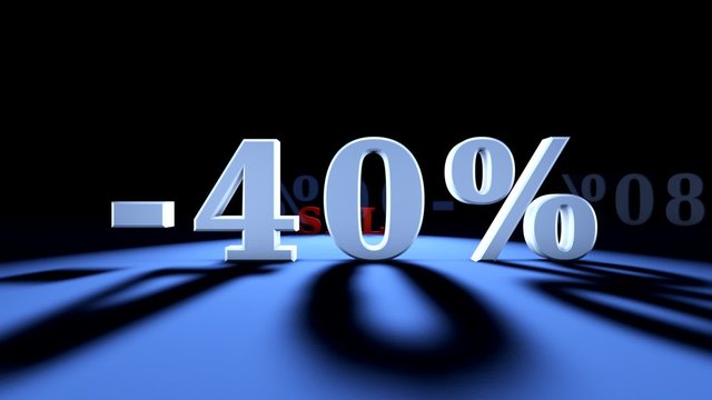 Greater discounts (dumping, %, percentages, purchase, sale)

The video clip is made in Cinema 4D (render in 16bit Tiff-sequence). Finishing in After Effects.