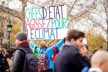 Marche pour le Climat - obrazy, fototapety, plakaty