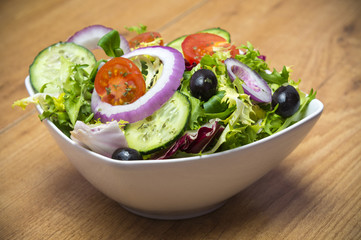 Ensalada fresca de verduras