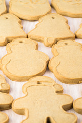 Gingerbread ornament cookies.
