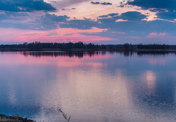 Morning on the reservoir