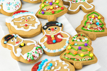Gingerbread ornament cookies.