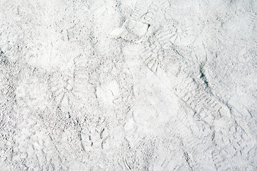 Footprints in sand