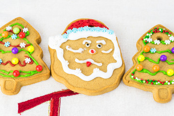Gingerbread ornament cookies.