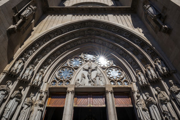 Se Cathedral in downtown Sao Paulo