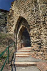 The ruins of the imperial fortress impregnable Beilstein, German