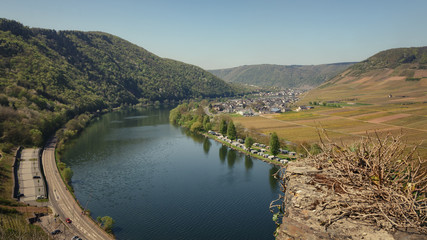 Obraz na płótnie Canvas The unique beauty of the Mosel Valley, Germany.