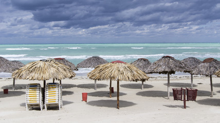 umbrellas on the beach