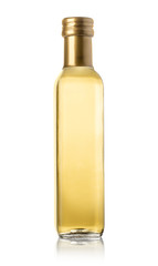 oil bottle on white