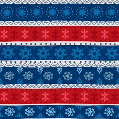 Tribal seamless Christmas pattern. It can be used for cloth, jackets, bags, notebooks, cards, envelopes, pads, blankets, furniture, packing