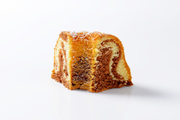Piece of marble cake