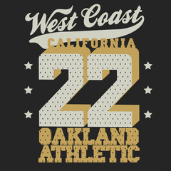 California sport T-shirt  design