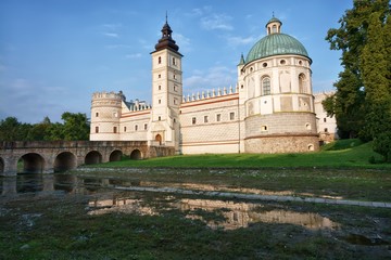 Fototapeta na wymiar Castle in Krasiczyn