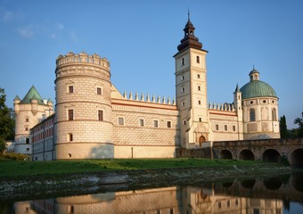 Fototapeta na wymiar Castle in Krasiczyn