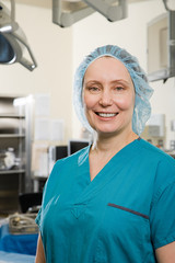 Surgeon in operating theatre