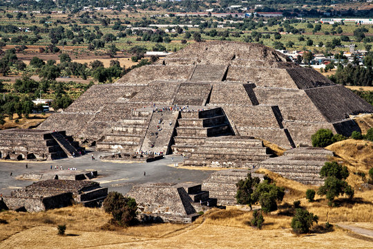 Pyramid of the Moon. Teotihuacan, Mexico
