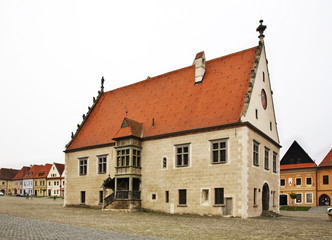 Naklejka premium Townhouse on Town Hall square (Radničné námestie) in Bardejov