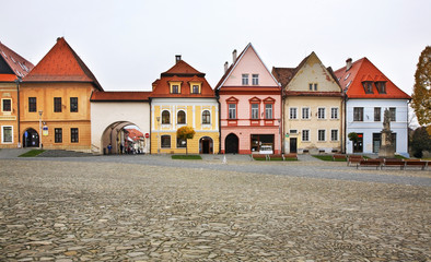 Town Hall square (Radničné námestie) in Bardejov