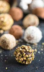 Sweet pistachio praline