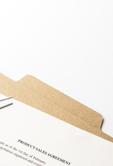 Paper Files on Desk.