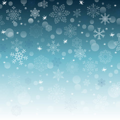 new year background with snowflake