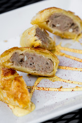 sausage in puff pastry