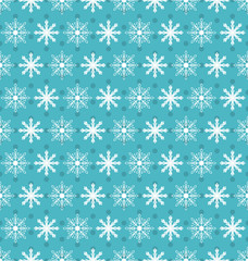 Seamless Christmas pattern with xmas snowflakes