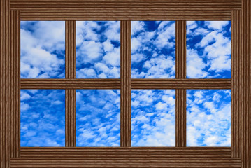 Fototapeta premium window views