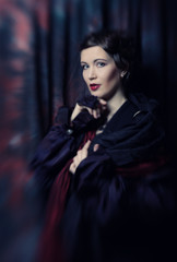 Romantic Beauty.Retro Style.