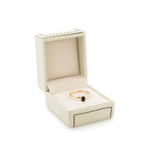 engagement ring in gift box