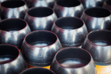 Monk's alms-bowl in temple