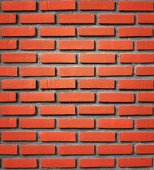 Obraz premium Background of red brick wall pattern texture