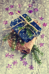 Gifts at Christmas package