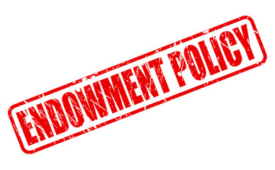 ENDOWMENT POLICY red stamp text
