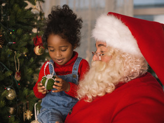 Santa Claus with Child