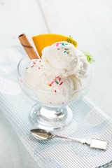 vanilla ice cream