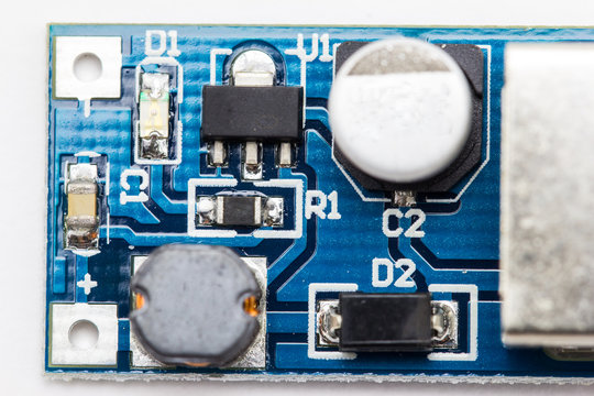 macro photo of electronic circuit