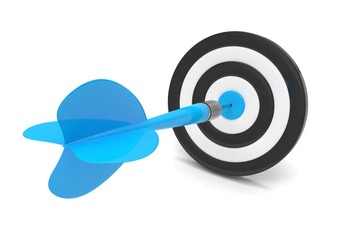 arrow darts in target