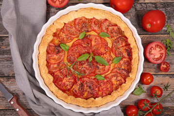 tomato quiche