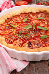 tomato quiche
