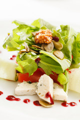 salad with watermelon