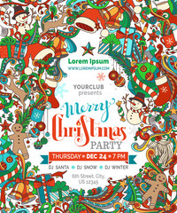 Merry Christmas Party Template.