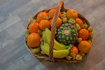 Obstkorb in der Küche